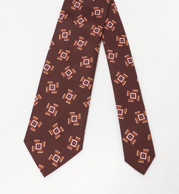 UNITED ARROWS green label relaxing「＜Luisa Esposito＞8.0cm スタンプ コモン3 ネクタイ」|ネクタイ・蝶ネクタイ|