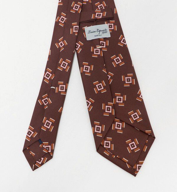 UNITED ARROWS green label relaxing「＜Luisa Esposito＞8.0cm スタンプ コモン3 ネクタイ」|ネクタイ・蝶ネクタイ|