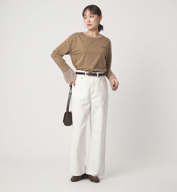 UNITED ARROWS green label relaxing「ソデ チュール プルオーバー」|Tシャツ・カットソー|