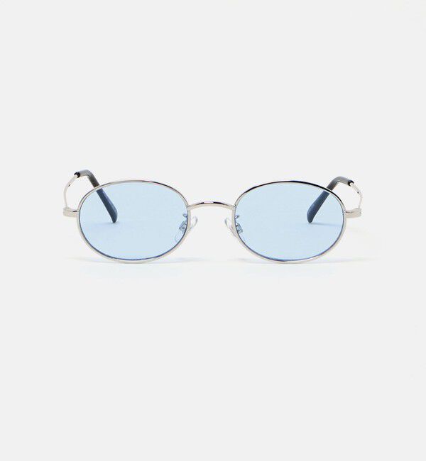 UNITED ARROWS green label relaxing「GLR オーバル メタルフレーム ファッション用グラス」|メガネ|