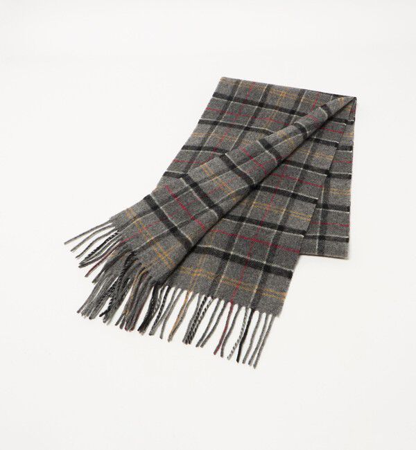 UNITED ARROWS green label relaxing「＜Barbour＞タータンチェック マフラー」|マフラー|LT.GRAY