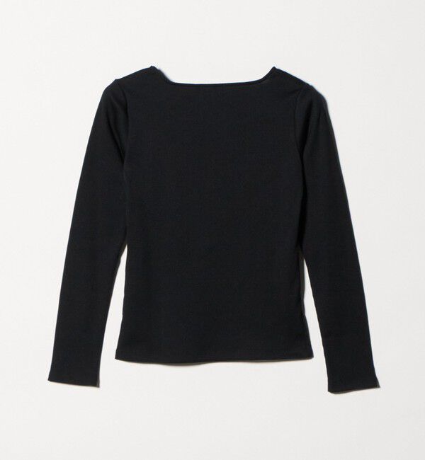 UNITED ARROWS green label relaxing「ブライトリブ スクエアネック ロングスリーブ カットソー」|Tシャツ・カットソー|