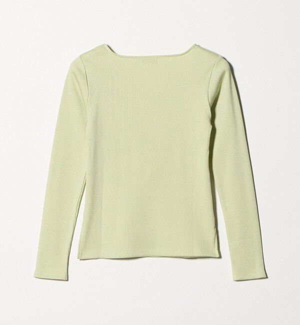UNITED ARROWS green label relaxing「ブライトリブ スクエアネック ロングスリーブ カットソー」|Tシャツ・カットソー|