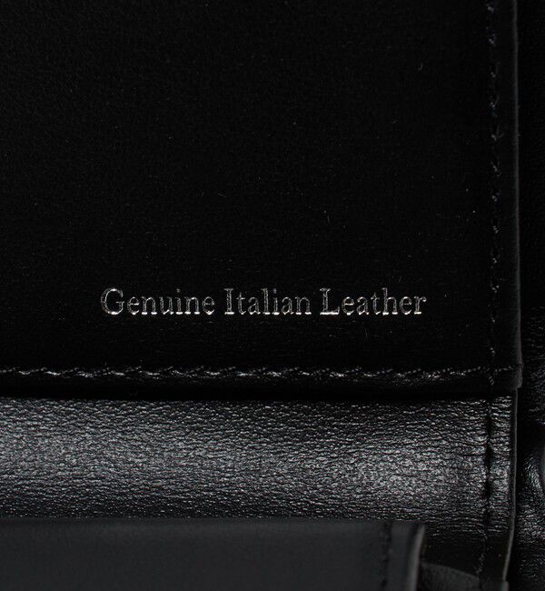 UNITED ARROWS green label relaxing「GLR イタリアンレザー ラウンドジップ ミニウォレット 財布」|財布|