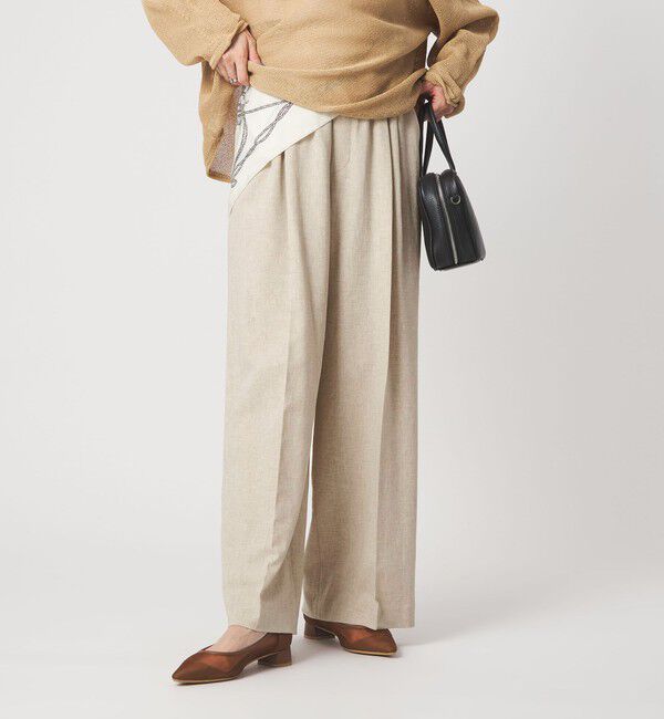 UNITED ARROWS green label relaxing「【結論シリーズ】ニーハイワイドパンツ［size SHORT/TALLあり］」|その他|