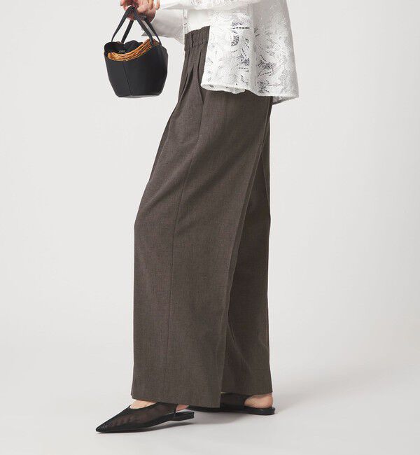 UNITED ARROWS green label relaxing「【結論シリーズ】ニーハイワイドパンツ［size SHORT/TALLあり］」|その他|