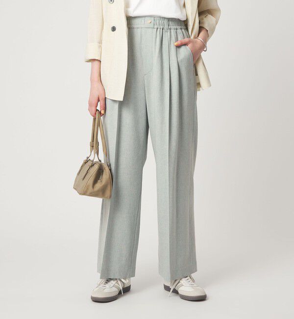 UNITED ARROWS green label relaxing「【結論シリーズ】ニーハイワイドパンツ［size SHORT/TALLあり］」|その他|