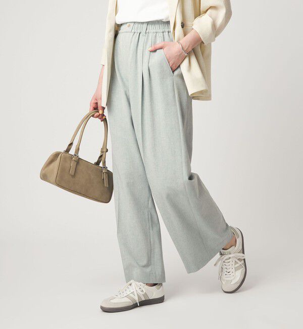 UNITED ARROWS green label relaxing「【結論シリーズ】ニーハイワイドパンツ［size SHORT/TALLあり］」|その他|