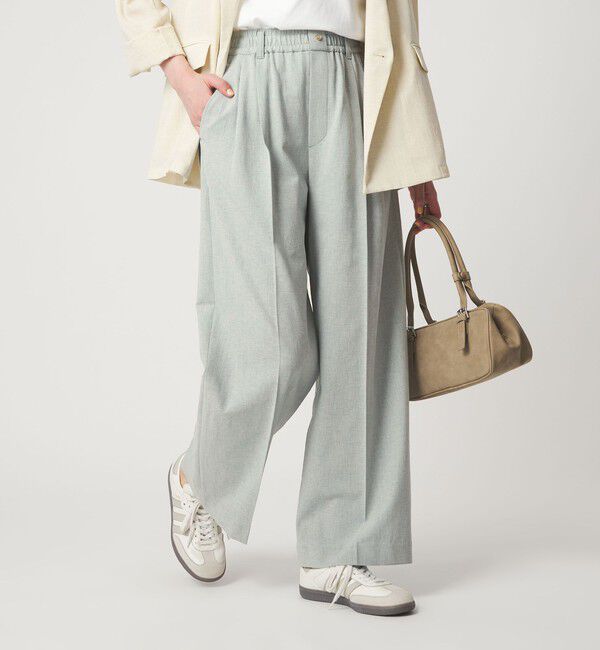 UNITED ARROWS green label relaxing「【結論シリーズ】ニーハイワイドパンツ［size SHORT/TALLあり］」|その他|