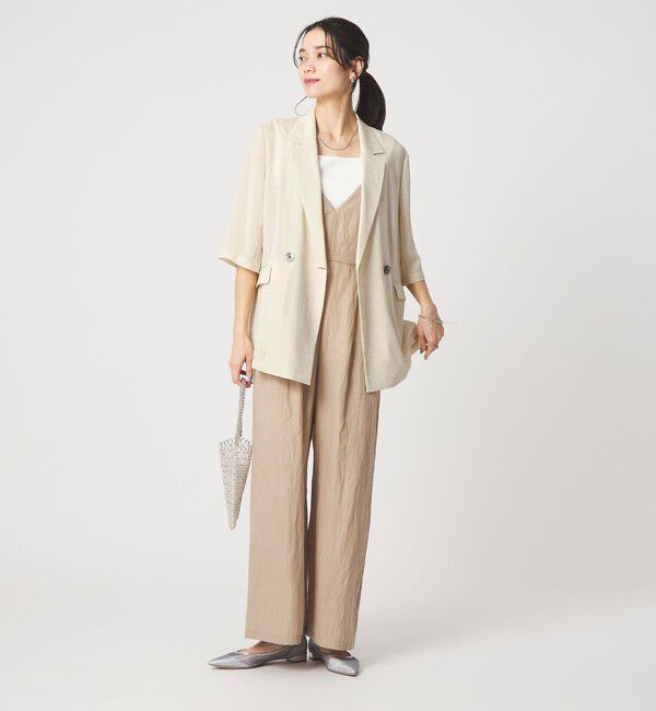 UNITED ARROWS green label relaxing「【結論シリーズ】シアーエアミドルスリーブジャケット［size SHORTあり］」|テーラードジャケット|