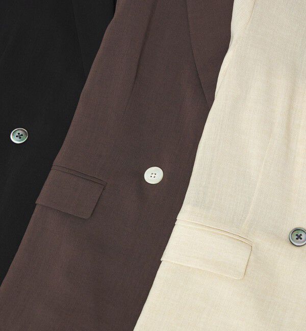 UNITED ARROWS green label relaxing「【結論シリーズ】シアーエアミドルスリーブジャケット［size SHORTあり］」|テーラードジャケット|