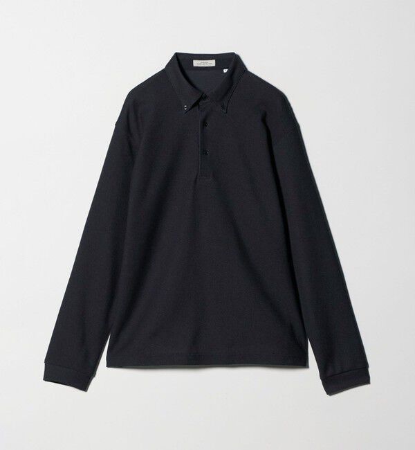 UNITED ARROWS green label relaxing「メランジ カノコ ニュー ボタンダウン 長袖 ポロシャツ」|ポロシャツ|