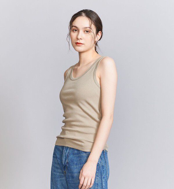 BEAUTY&YOUTH UNITED ARROWS「コットンブレンド テレコ タンクトップ」|タンクトップ|