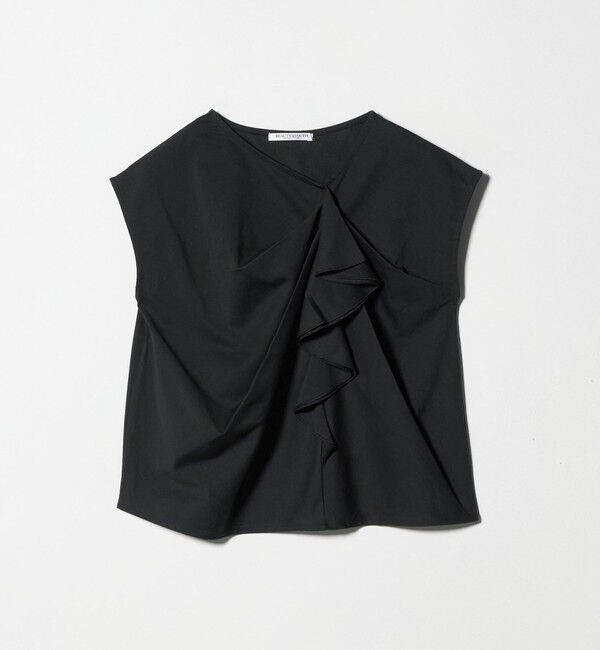 BEAUTY&YOUTH UNITED ARROWS「【WEB限定】ラッフルフレンチスリーブ プルオーバー -汗染み防止-」|Tシャツ・カットソー|