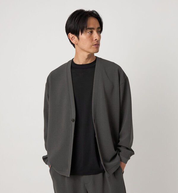 BEAUTY&YOUTH UNITED ARROWS「DUAL PACK 2.0 1B V カーディガンジャケット -セットアップ対応 ウォッシャブル マルチ機能-」|テーラードジャケット|