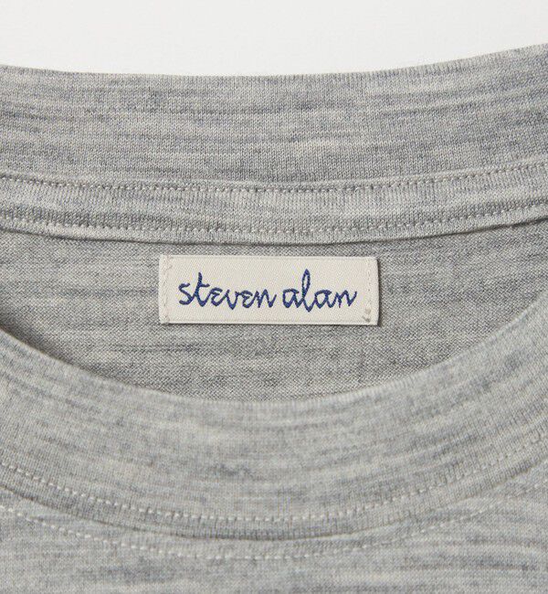 STEVEN ALAN「＜Steven Alan＞ メリノウール クルーネック Tシャツ LOOSE」|Tシャツ・カットソー|