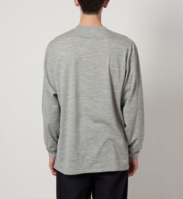 STEVEN ALAN「＜Steven Alan＞ メリノウール クルーネック Tシャツ LOOSE」|Tシャツ・カットソー|