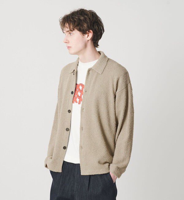 BEAUTY&YOUTH UNITED ARROWS「ツイスト コットン ニットシャツ」|カーディガン|