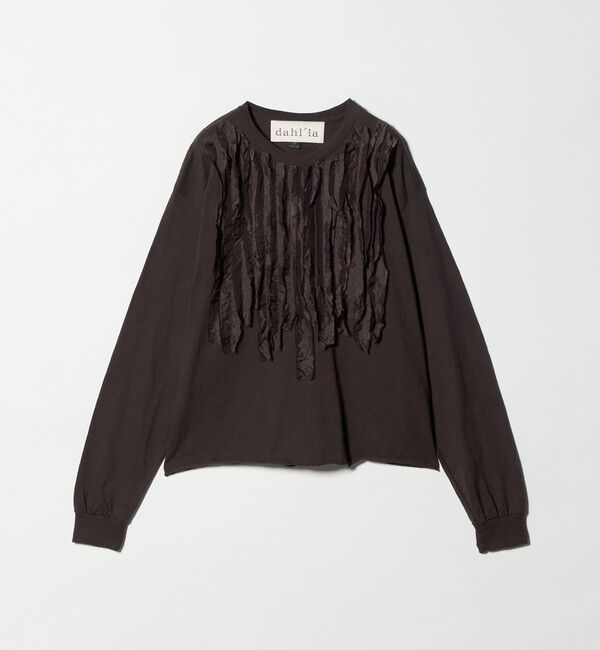 BEAUTY&YOUTH UNITED ARROWS「＜dahl&rsquo;ia＞リメイク ロングスリーブ カットソー」|Tシャツ・カットソー|DK.BROWN
