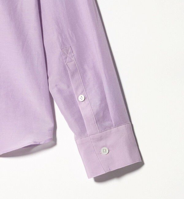 ATTISESSION「＜ATTISESSION＞コットン シルク ホック シャツ」|シャツ・ブラウス|