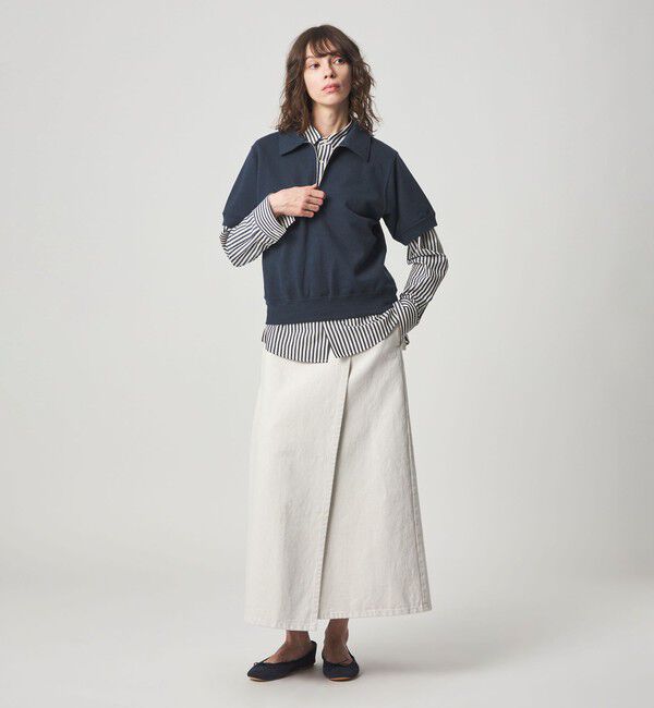 STEVEN ALAN「＜Steven Alan＞コットン スウェット ハーフジップ プルオーバー」|Tシャツ・カットソー|