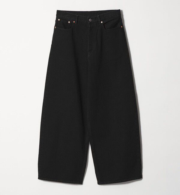 MONKEY TIME「デニム シンチ バックル スーパー バギー パンツ」|チノ|