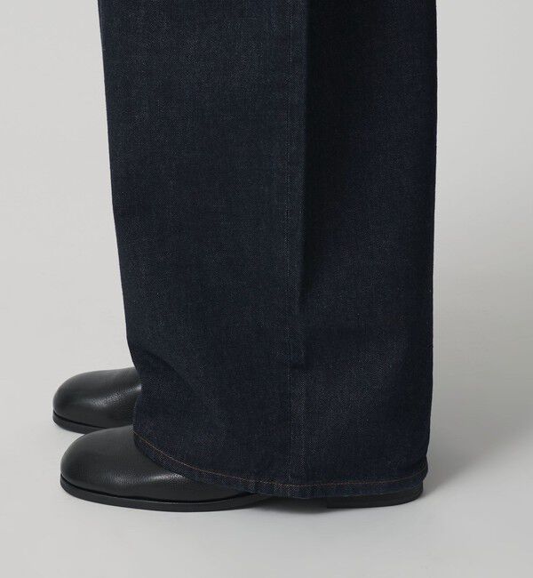 MONKEY TIME「デニム シンチ バックル スーパー バギー パンツ」|チノ|