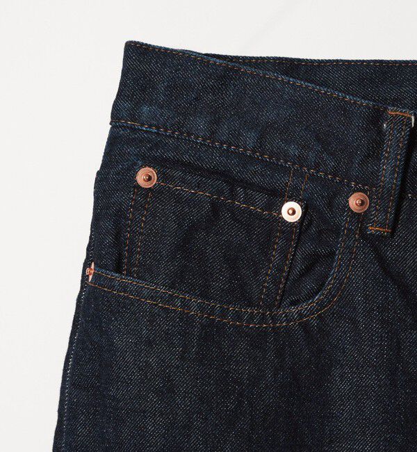 MONKEY TIME「デニム シンチ バックル スーパー バギー パンツ」|チノ|