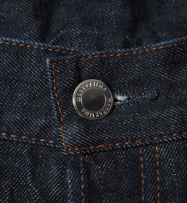 MONKEY TIME「デニム シンチ バックル スーパー バギー パンツ」|チノ|