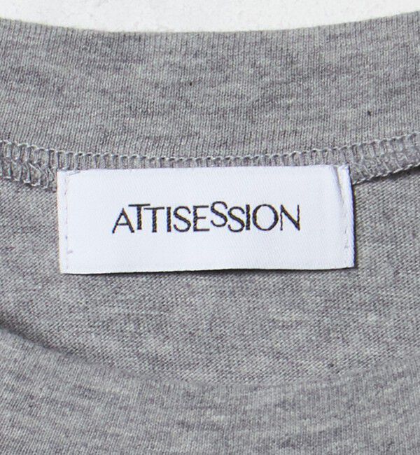 ATTISESSION「＜ATTISESSION＞フラワーモチーフ ホール ロングスリーブ Tシャツ」|Tシャツ・カットソー|