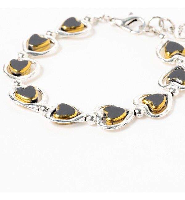 Ray BEAMS 「〇Otro Accesorio / ハート レイヤード ブレスレッド」|ブレスレット・バングル|