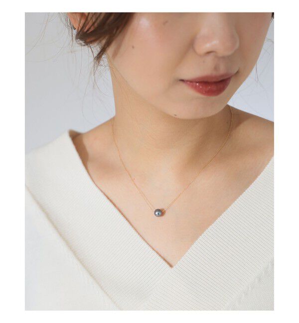 Demi-Luxe BEAMS 「les bon bon / 黒アコヤパール ネックレス」|その他|GOLD