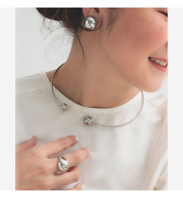 Demi-Luxe BEAMS 「アシンメトリー ボールチョーカー .M」|その他|