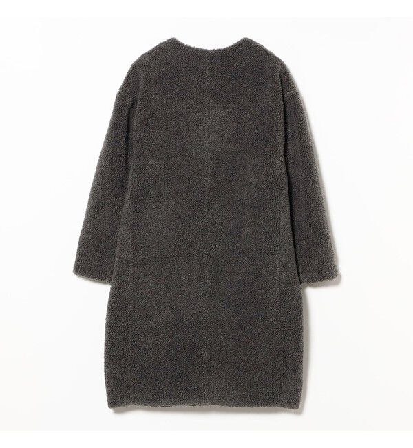 Ray BEAMS 「GYMPHLEX / ボア ノーカラー コート」|ダッフルコート|