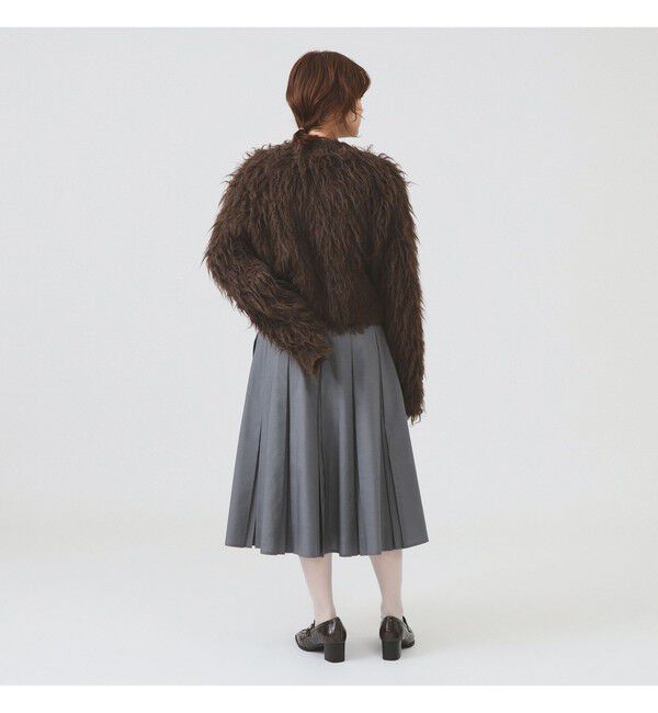 Ray BEAMS 「RBS / ミックスシャギー クルーネック カーディガン」|カーディガン|