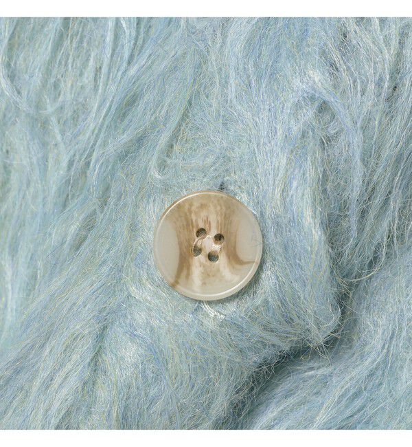 Ray BEAMS 「RBS / ミックスシャギー クルーネック カーディガン」|カーディガン|