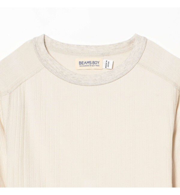 BEAMSBOY「ランダム リブ ロングスリーブ」|Tシャツ・カットソー|