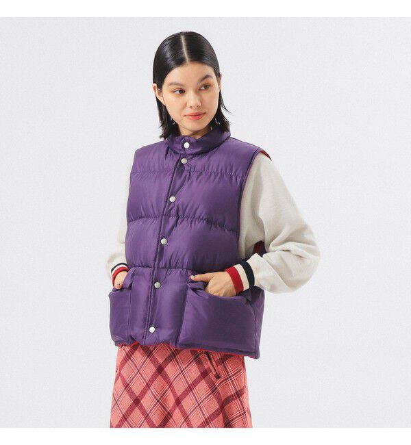 BEAMSBOY「リバーシブル ダウン ベスト」|ベスト・ジレ|