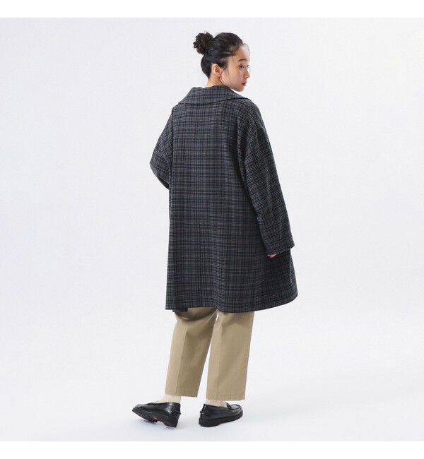 BEAMSBOY「ガンクラブ チェック コート」|ダッフルコート|