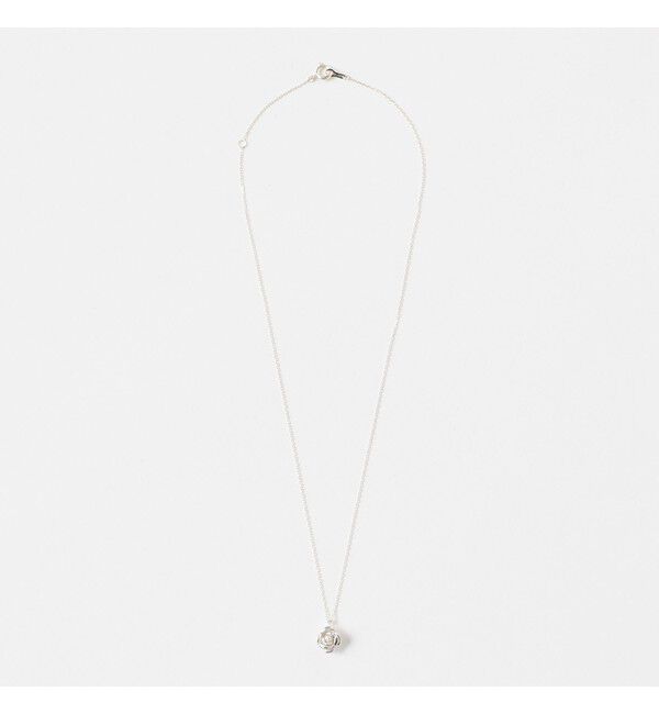 Ray BEAMS 「 シルバー ローズ ネックレス」|ネックレス|