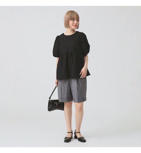 Ray BEAMS 「ランタンスリーブ ギャザー ブラウス」|シャツ・ブラウス|