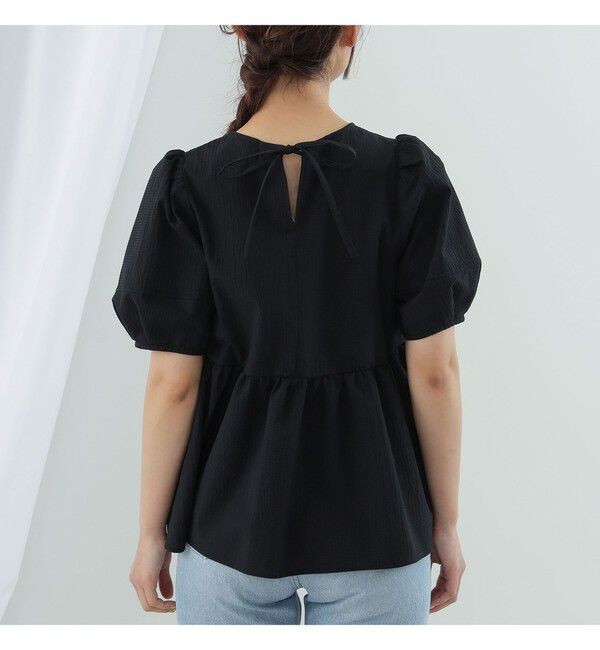 Ray BEAMS 「ランタンスリーブ ギャザー ブラウス」|シャツ・ブラウス|