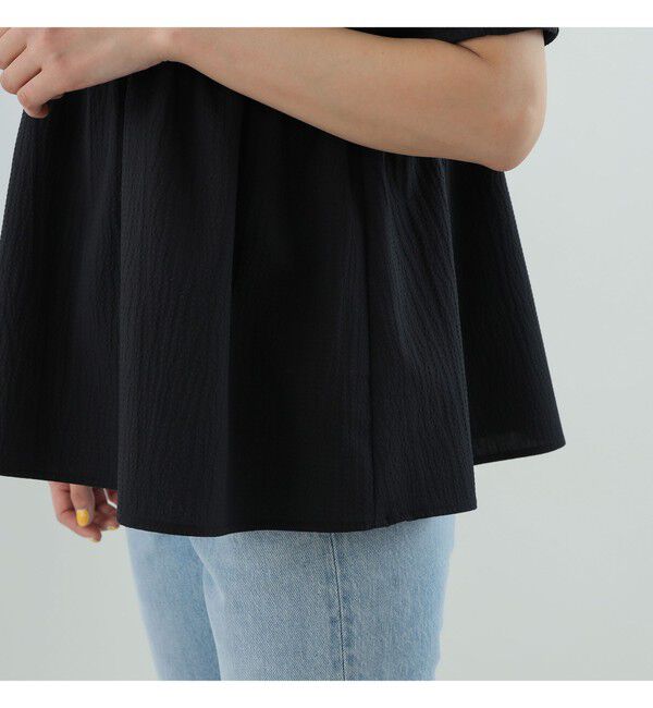 Ray BEAMS 「ランタンスリーブ ギャザー ブラウス」|シャツ・ブラウス|