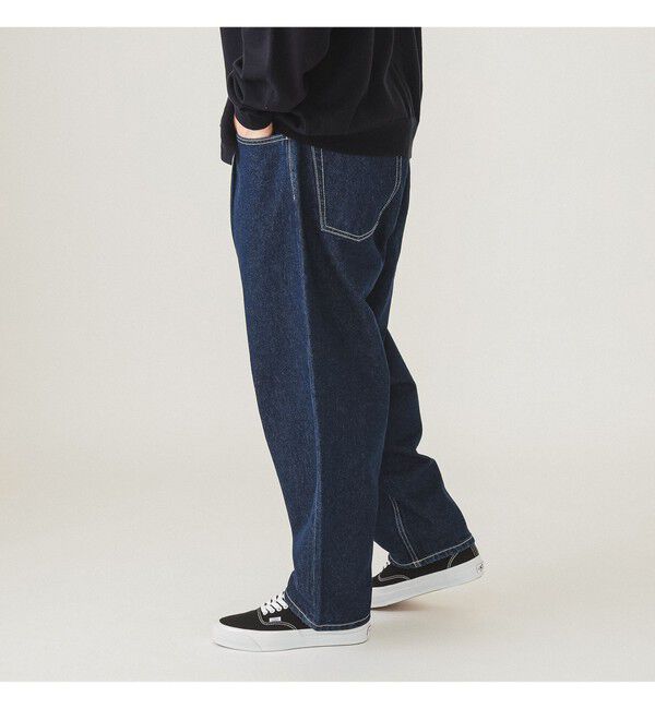 BEAMS「ワイド テーパード デニム」|デニム|