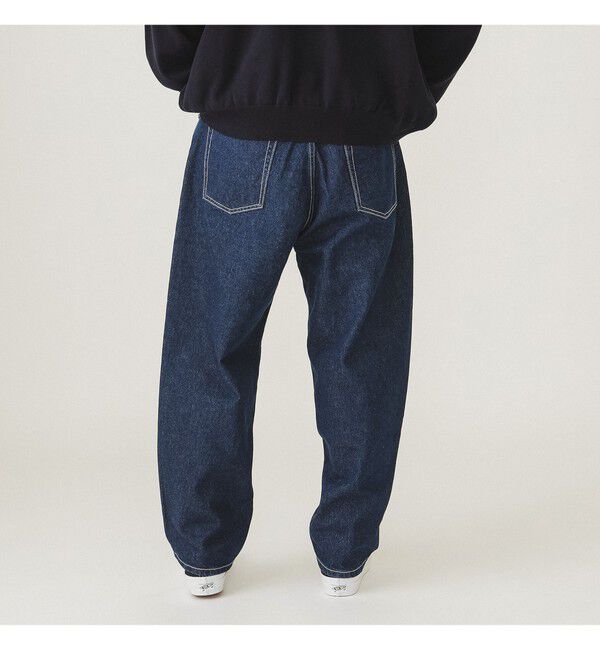 BEAMS「ワイド テーパード デニム」|デニム|