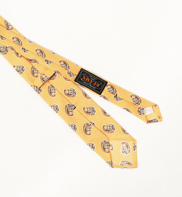 BEAMS PLUS「BEAMS PLUS / シルク ペイズリー プリント タイ」|ネクタイ・蝶ネクタイ|