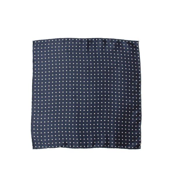 BEAMS PLUS「BEAMS PLUS / Pocket Chief Silk Dot」|ハンカチ|
