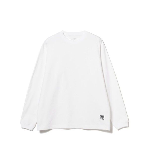 BEAMS「BEAMS / BMSロゴ ベーシック ロングスリーブ Tシャツ」|Tシャツ・カットソー|