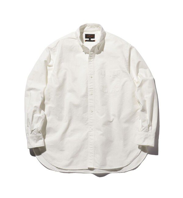 BEAMS PLUS「BEAMS PLUS / アメリカン オックスフォード ボタンダウン シャツ クラシックフィット」|シャツ・ブラウス|WHITE