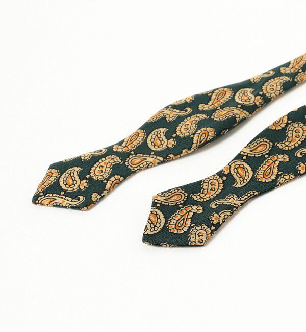 BEAMS PLUS「BEAMS PLUS / シルク ミニペイズリー プリント ボウタイ」|ネクタイ・蝶ネクタイ|